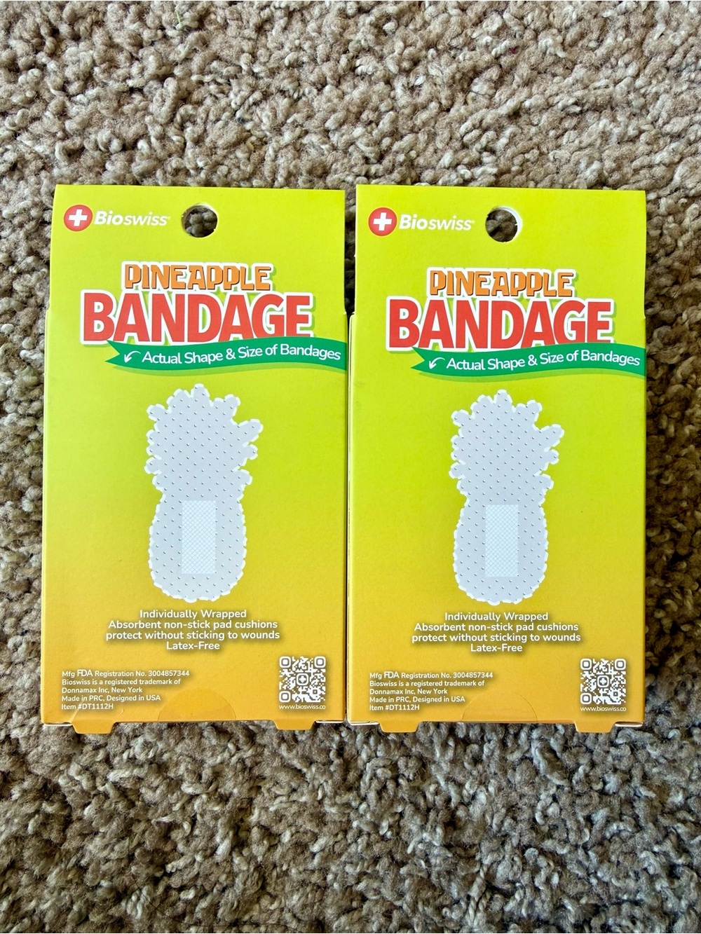 Pineapple Bandage Pack - Yellow & Multicolor - Picture 2 of 2